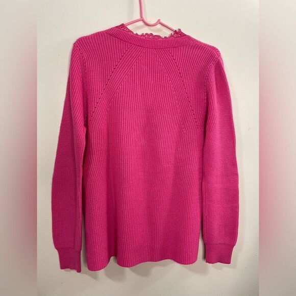 SAYLOR Margaux Button Down Pink Cardigan Size Small - Picture 4 of 8